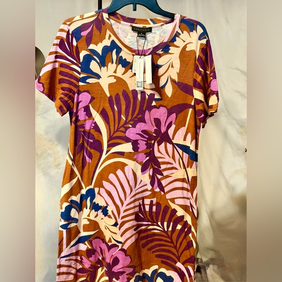Sanctuary Dresses & Skirts - Sanctuary The Only One Abstract Print T-Shirt Dress Size Medium Colorful NWT